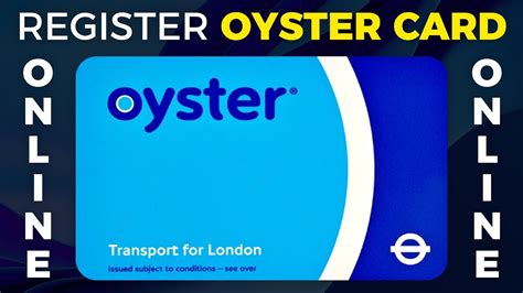 registering an oyster card online